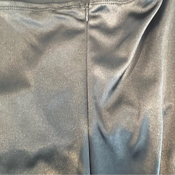 Iris Plus Size LBD Plus Size 3X Black Silk-Like Asymmetrical Spaghetti Straps - Picture 14 of 14